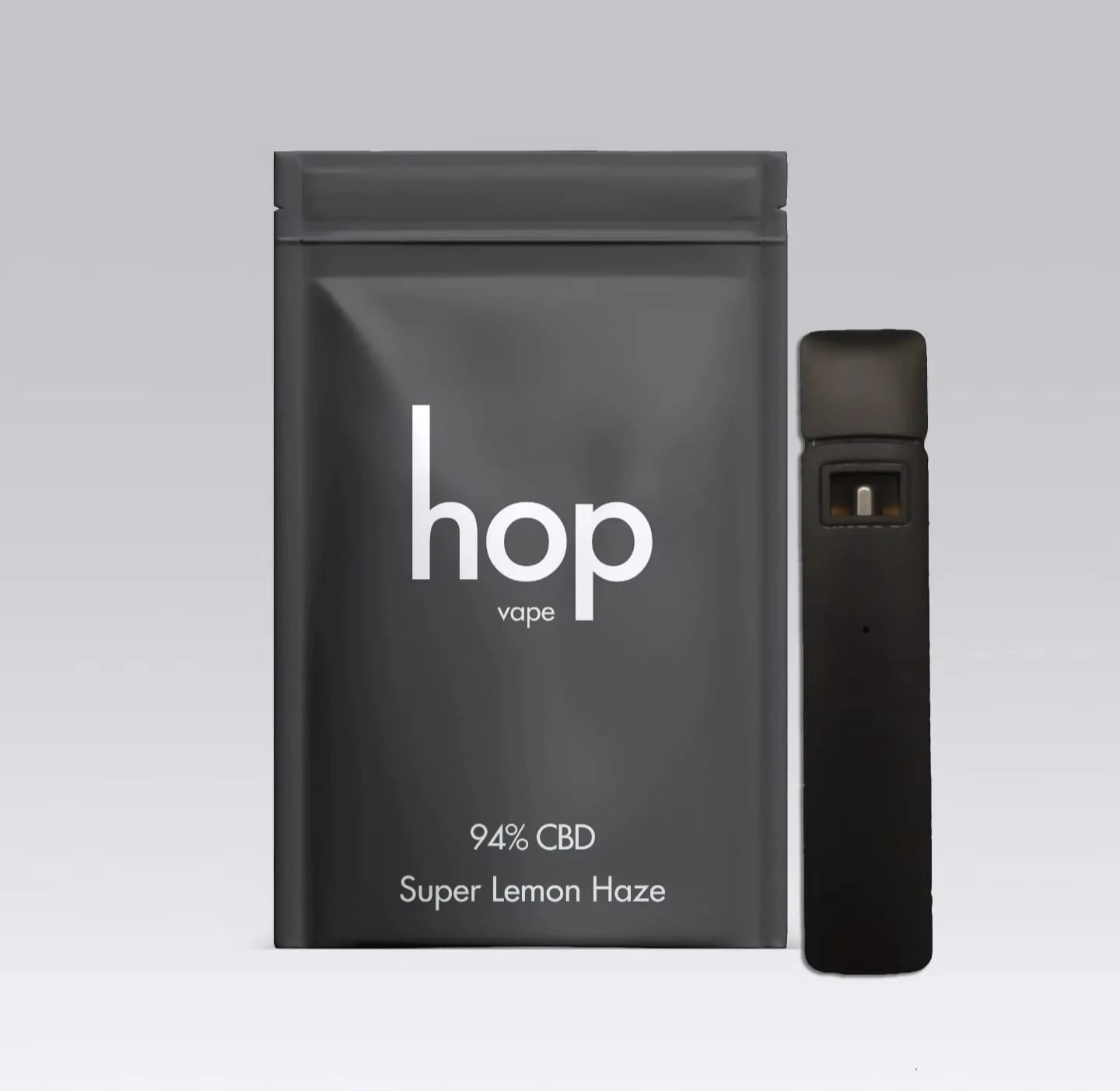HOP VAPE® CBD 94 % Super Concentrado 600 Puff | Cigarrillo Electrónico sin Nicotina con Sabores | Recargable por USB y de Larga Duración