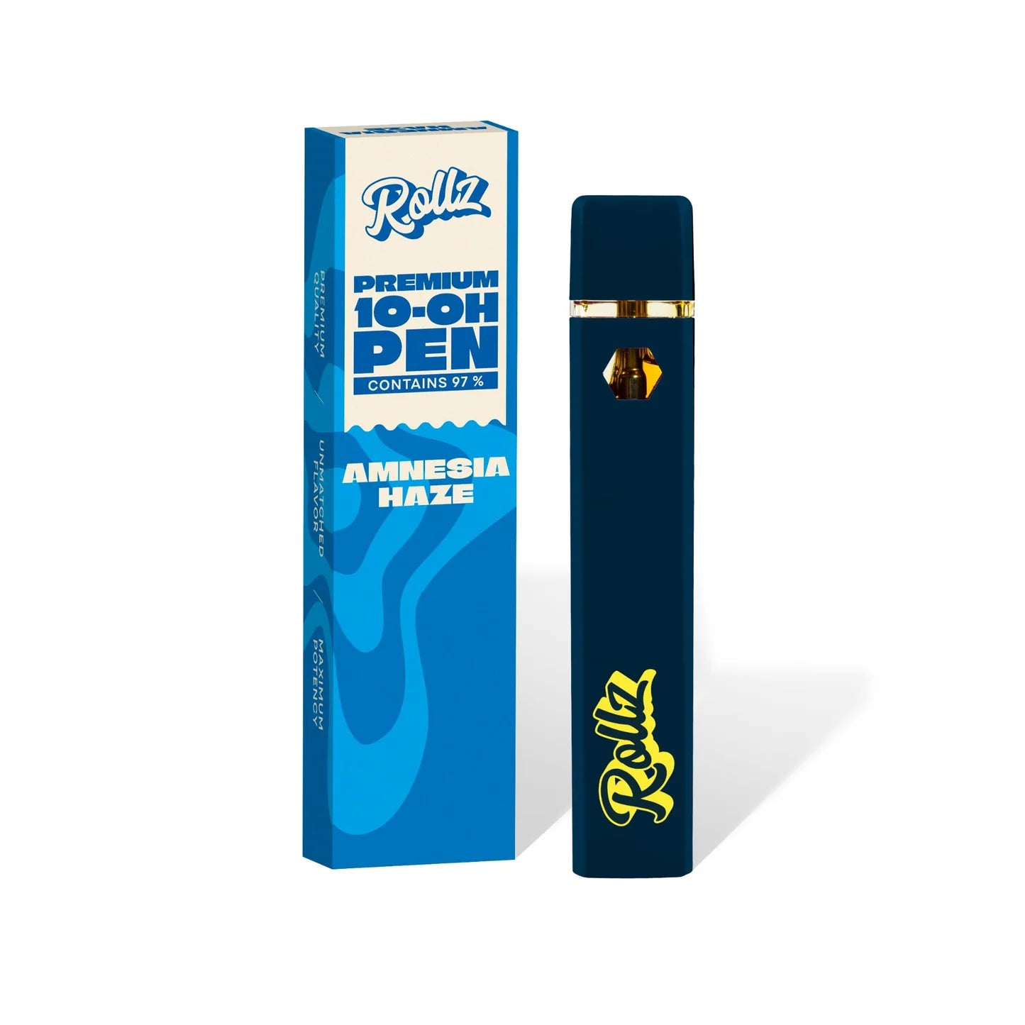 Vape Desechable Rollz 2 ml | 10-OH 97 % Pureza | Aromas Amnesia Haze, Grape Soda, OG Kush, Runtz