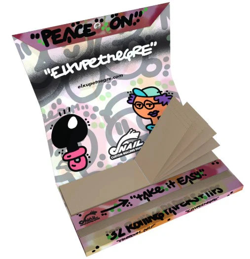 El Xupet Negre x The Green Muse · Papeles de Fumar King Size Slim | Edición Street Art