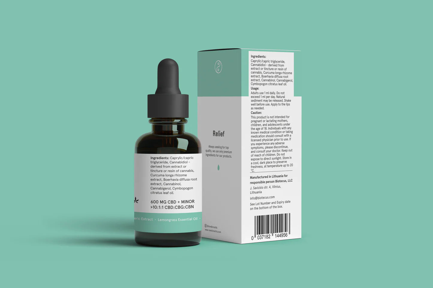 ACEITE RELIEF 600 MG CBD